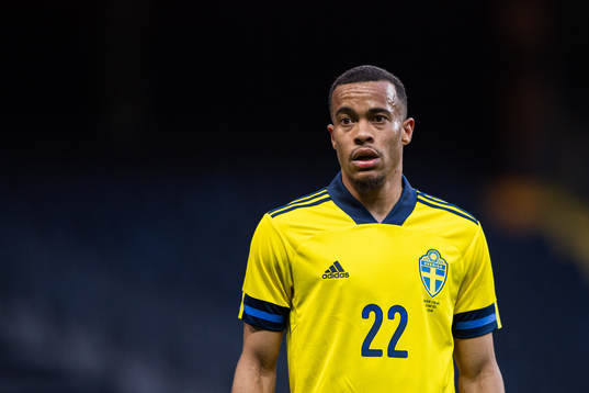 Robin Quaison of Sweden