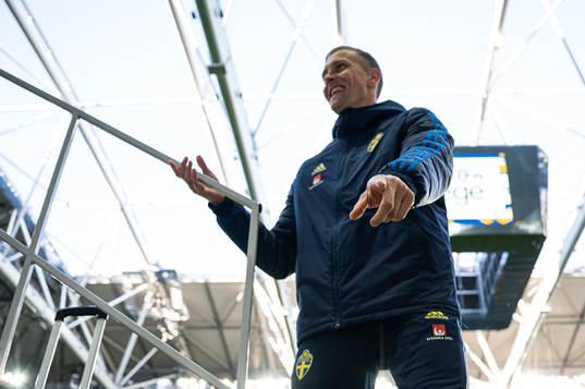 Goalkeeper Karl-Johan Johnsson of Sweden