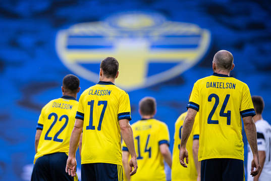 Robin Quaison, Viktor Claesson and Marcus Danielson of