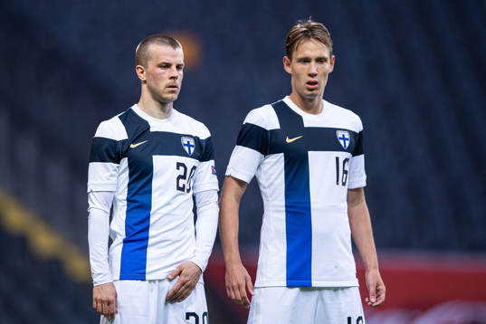 Roope Riski and Lassi Lappalainen of Finland