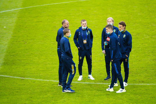 Sebastian Larsson, Andreas Granqvist, Mikael Lustig and
