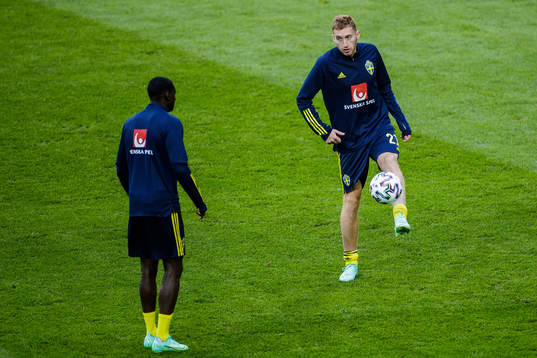 Dejan Kulusevski of Sweden prior to the international