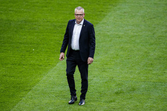 Janne Andersson, head coach of Sweden prior to the