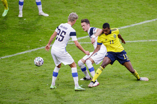 Alexander Isak of Sweden