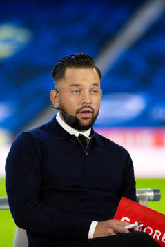 Come Gusten Dahlin ahed of the international friendly