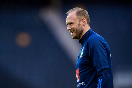 Andreas Granqvist  of Sweden prior to the international