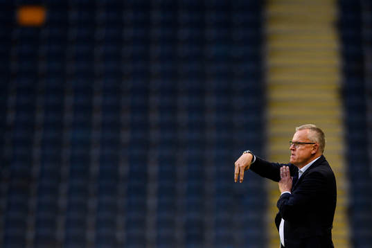 Janne Andersson, head coach of Sweden