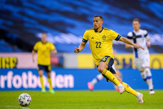 Robin Quaison of Sweden