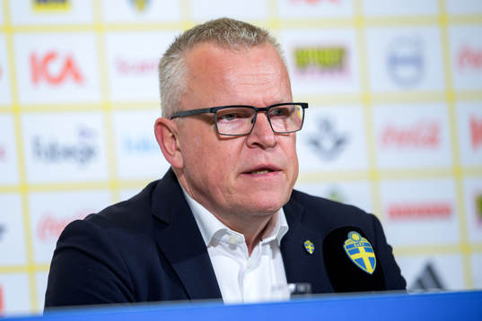 Janne Andersson, head coach of Sweden