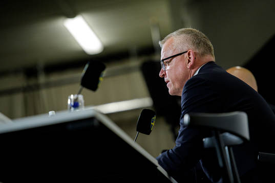 Janne Andersson, head coach of Sweden