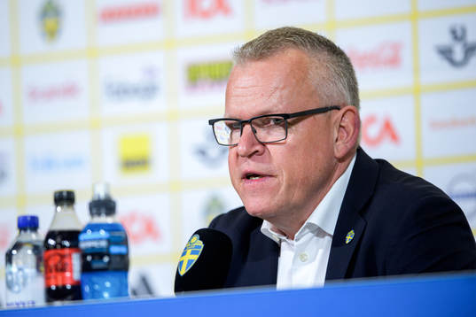 Janne Andersson, head coach of Sweden