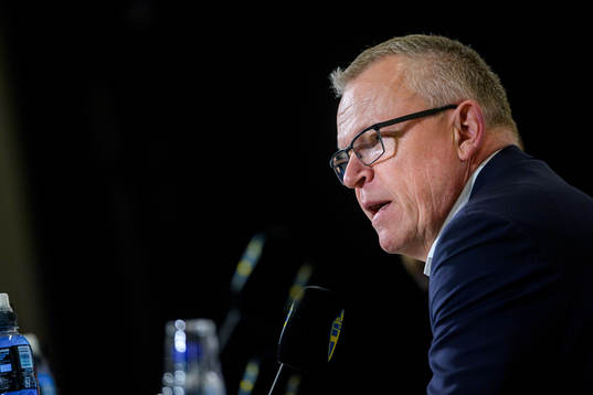 Janne Andersson, head coach of Sweden