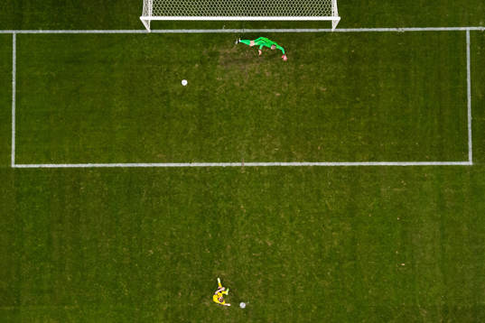 Sebastian Larsson of Sweden scores the 2-0 goal behind
