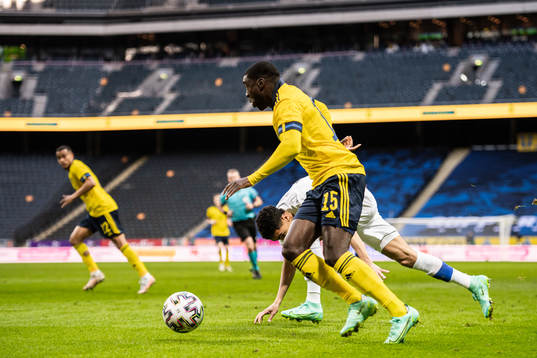 Ken Sema of Sweden and Pyry Soiri of Finland