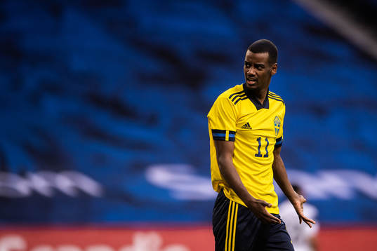 Alexander Isak of Sweden
