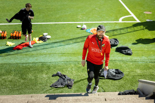 Häckens tränare Andreas Alm