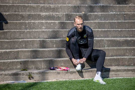 Häckens målvakt Pontus Dahlberg