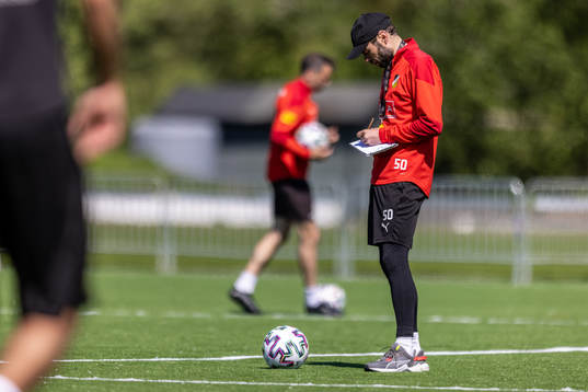 Häckens tränare Andreas Alm