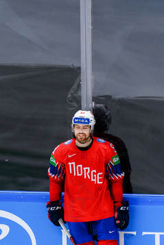 Mats Rosseli Olsen of Norway looks dejected