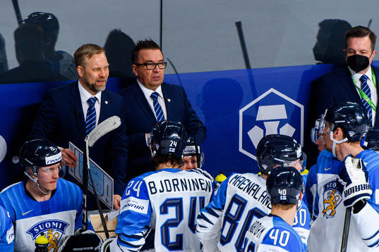 Assistant coach Mikko Manner of Finland