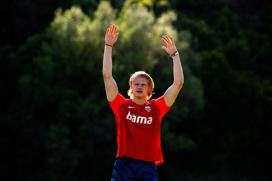 Erling Braut Haaland of the Norwegian national football team
