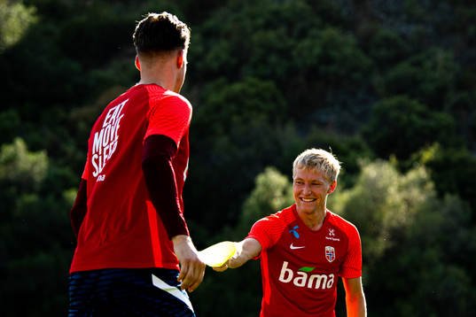 Birger Meling of the Norwegian national football team