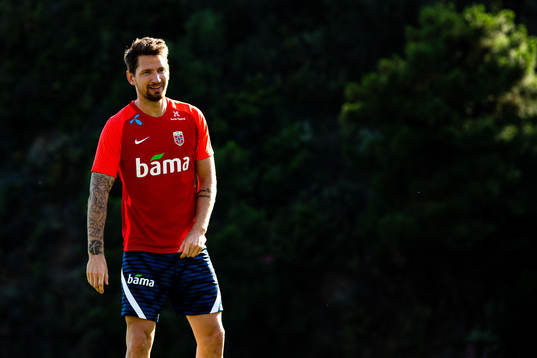 Stefan Strandberg of the Norwegian national football team