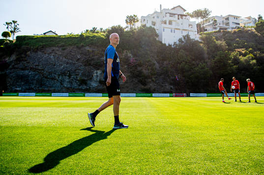 Ståle Solbakken, head coach of the Norwegian national