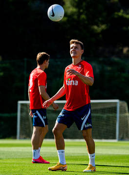 Martin Ødegaard of the Norwegian national football team