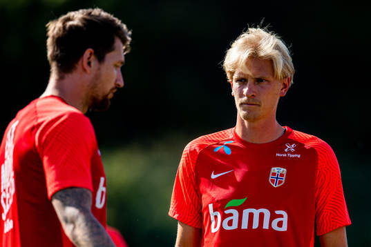 Morten Thorsby of the Norwegian national football team