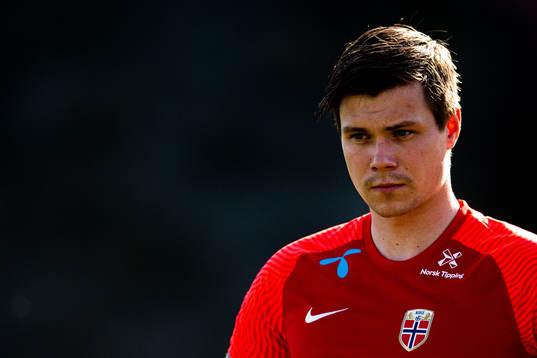 Goalkeeper Per Kristian Bråtveit of the Norwegian national
