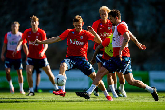 Julian Ryerson and Stefan Strandberg of the Norwegian