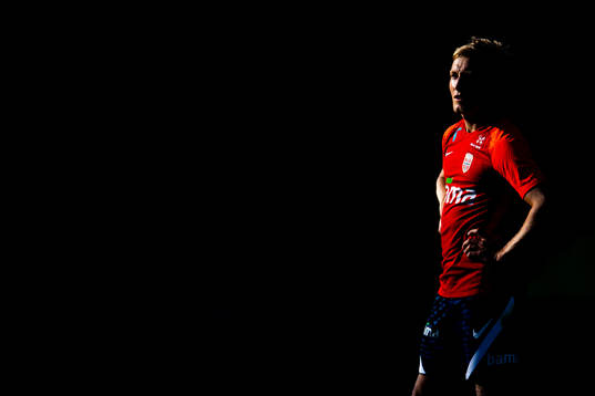 Birger Meling of the Norwegian national football team