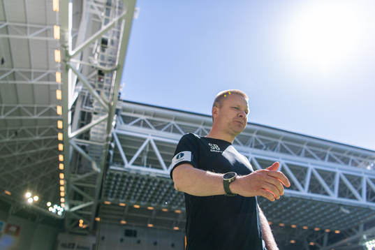 Hammarbys tränare Stefan Billborn