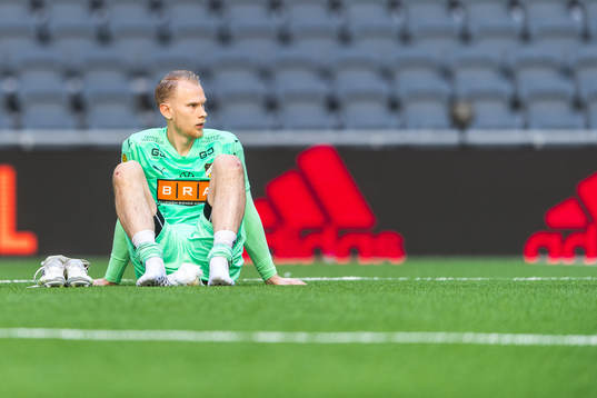 Häckens målvakt Pontus Dahlberg deppar