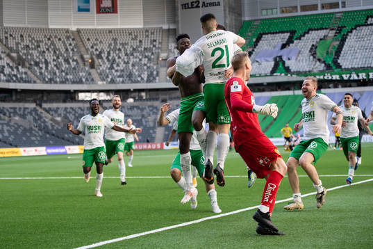 Hammarbys Aziz Mohammed Ouattara, Astrit Selmani, målvakt