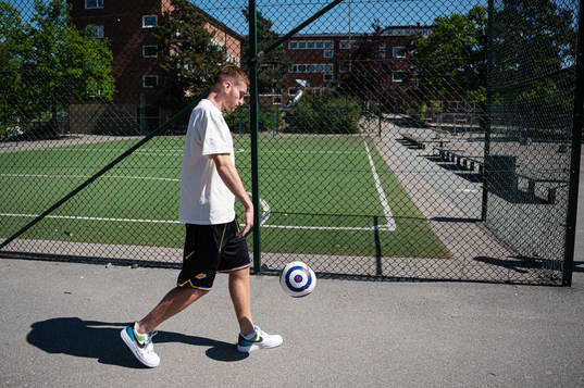 Dejan Kulusevski, fotbollsspelare i Serie A-laget Juventus