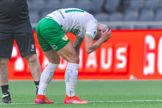 Hammarbys Vladimir Rodic har ont