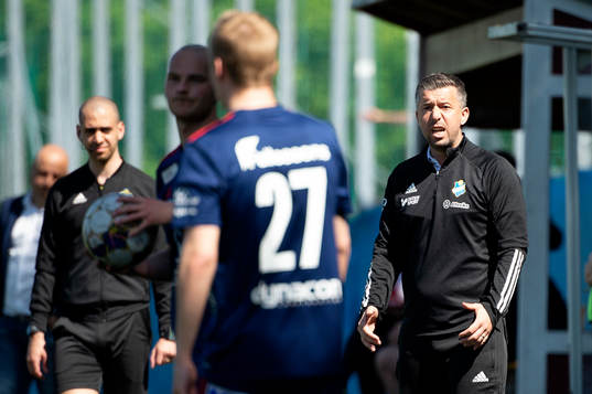 Östers tränare Dennis Velic