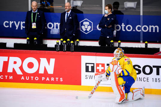 Goalkeeper Viktor Fasth of Sweden