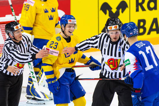 Jesper Sellgren of Sweden and David Buc of Slovakia
