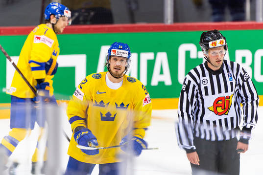Magnus Nygren of Sweden looks dejected