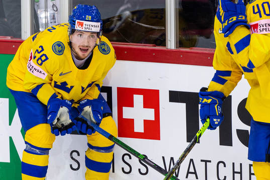 Jesper Frödén of Sweden looks dejected