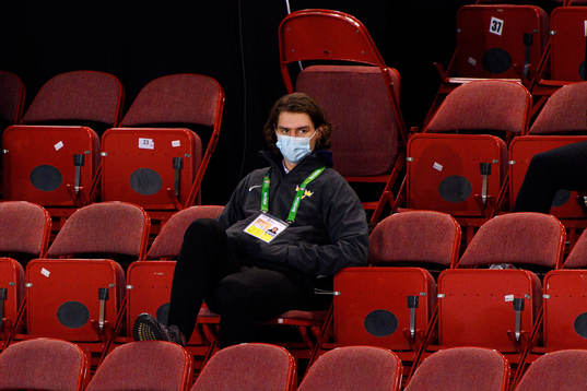 Albert Johansson of Sweden in the stands