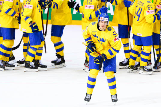Filip Hållander of Sweden celebrates