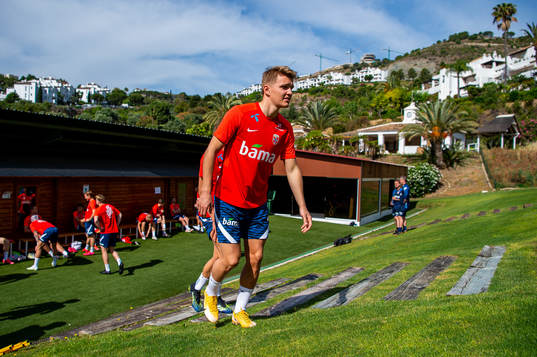 Martin Ødegaard of the Norwegian national football team