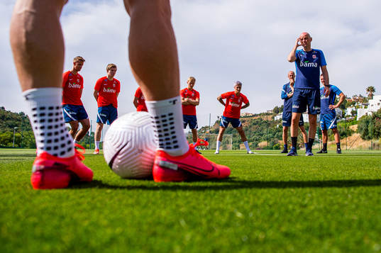 Kristoffer Ajer, Jens Petter Hauge, Birger Meling and
