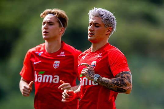 Mathias Normann of the Norwegian national football team