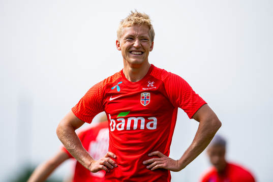 Birger Meling of the Norwegian national football team