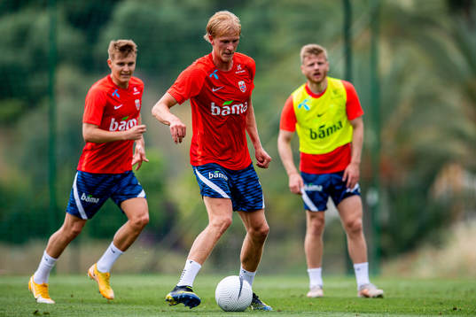 Morten Thorsby of the Norwegian national football team